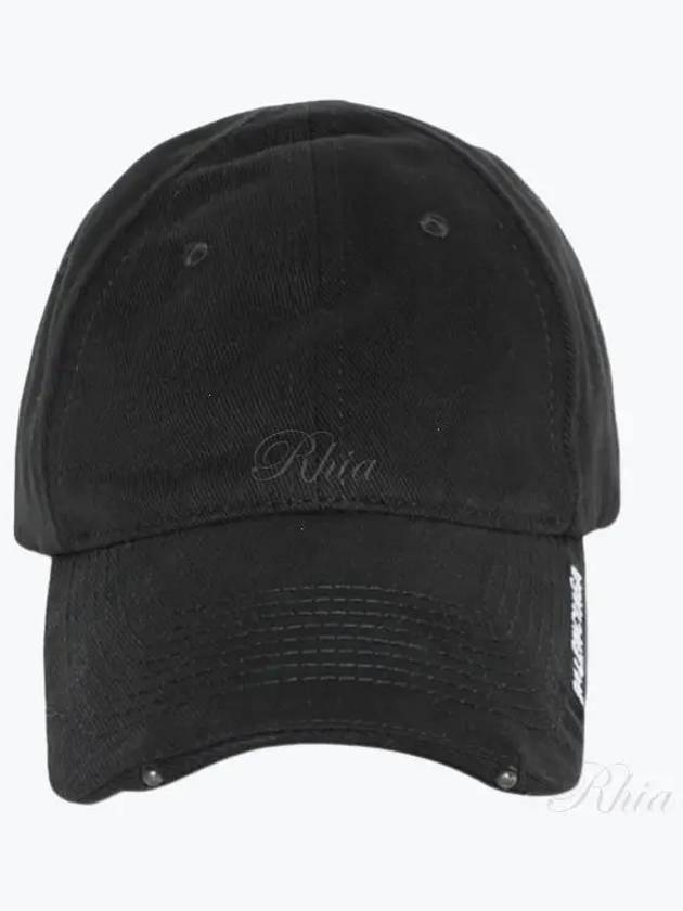 Cotton Base Ball Cap Black - BALENCIAGA - BALAAN 2