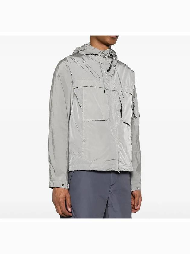 Chrome R Hooded Jacket Grey - CP COMPANY - BALAAN 4