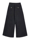 SLIT WIDE DENIM PANTS BK black - TIBAEG - BALAAN 5