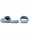 Materasse Nappa Leather Slippers Sky Blue - MIU MIU - BALAAN 7