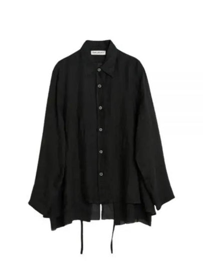 Backless Liner Shirt Black - OUR LEGACY - BALAAN 2