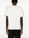 Brushed Logo Short Sleeve T-Shirt Cream - MSGM - BALAAN 5