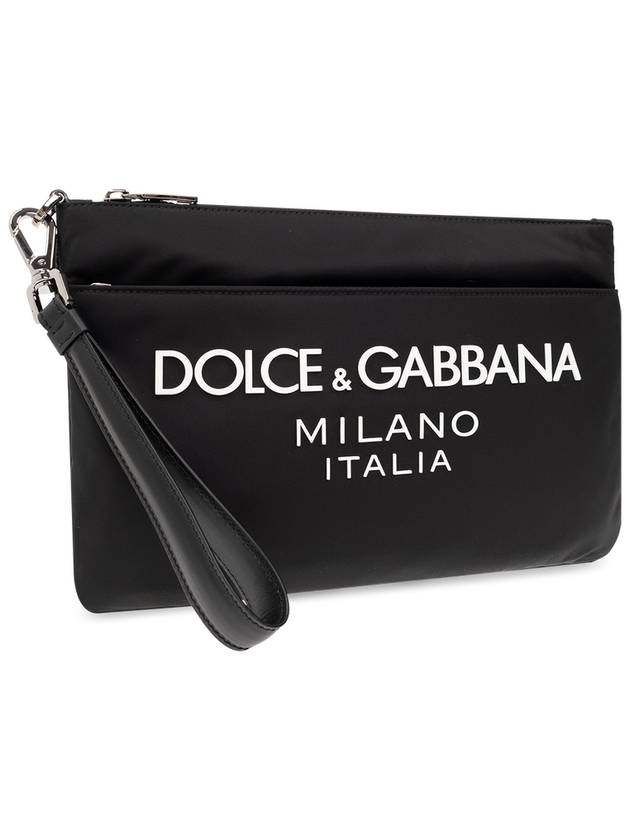 23 fw nylon pouch WITH rubber rise logo Dolce GABBANA BP3259 AG182 8B956 B0230516849 - DOLCE&GABBANA - BALAAN 5