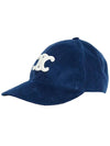 Triomphe Baseball Cap Blue - CELINE - BALAAN 2