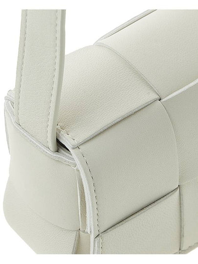 Intrecciato Cassette Small Cross Bag White - BOTTEGA VENETA - BALAAN 8