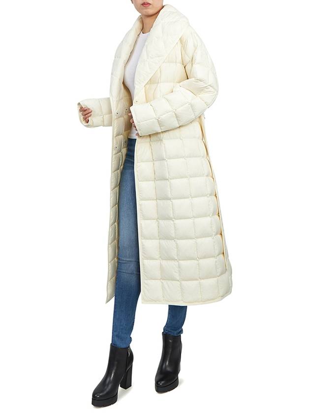 ALLEGRA CREAM Women s Hooded Long Padded Jumper Coat Relaxed Fit - MACKAGE - BALAAN 9