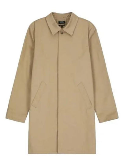 Ville Cotton Gavardin Single Coat Beige - A.P.C. - BALAAN 2