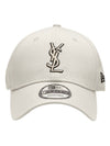 Cassandre Canvas Ball Cap Ecru - SAINT LAURENT - BALAAN 1