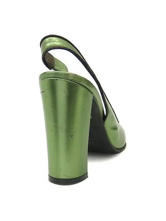 Smith Market Used Luxury Green Shoes Women s - LOEWE - BALAAN 4