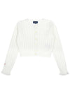 Junior Cardigan 313 934999 002 DECKWASH WHITE - POLO RALPH LAUREN - BALAAN 2