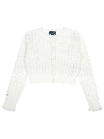 Junior Cardigan 313 934999 002 DECKWASH WHITE - POLO RALPH LAUREN - BALAAN 2