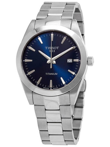 Tissot Titanium Quartz Blue Dial Men's Watch T127.410.44.041.00 - TISSOT - BALAAN 1