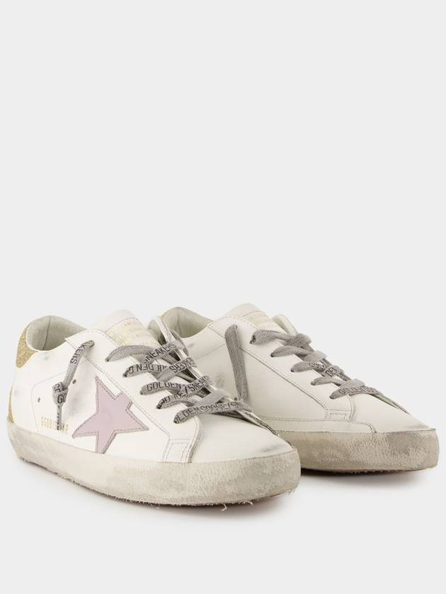 Super Star Sneakers - Golden Goose Deluxe Brand - Leather - White - GOLDEN GOOSE - BALAAN 2