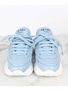 Triangular logo padded nappa sneakers sky blue 37 240 - PRADA - BALAAN 2