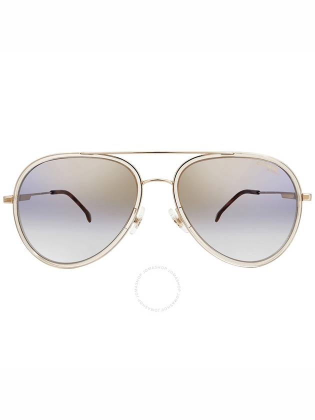 Carrera Silver Pilot Unisex Sunglasses CARRERA 1044/S 0HAM/1V 57 - CARRERA - BALAAN 1