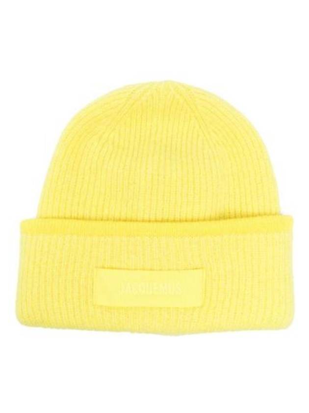 The Gros Grain Beanie Yellow - JACQUEMUS - BALAAN 2