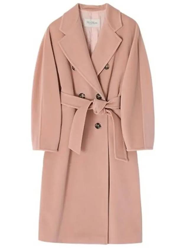 Madame Wool Double Coat Pink - MAX MARA - BALAAN 4