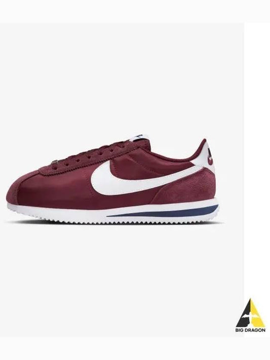 Women's Cortez TXT Low Top Sneakers Red - NIKE - BALAAN 2