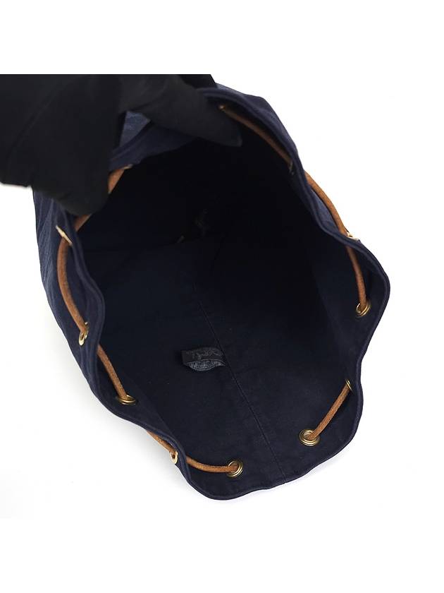 Polochon drawstring bag bucket backpack - HERMES - BALAAN 6