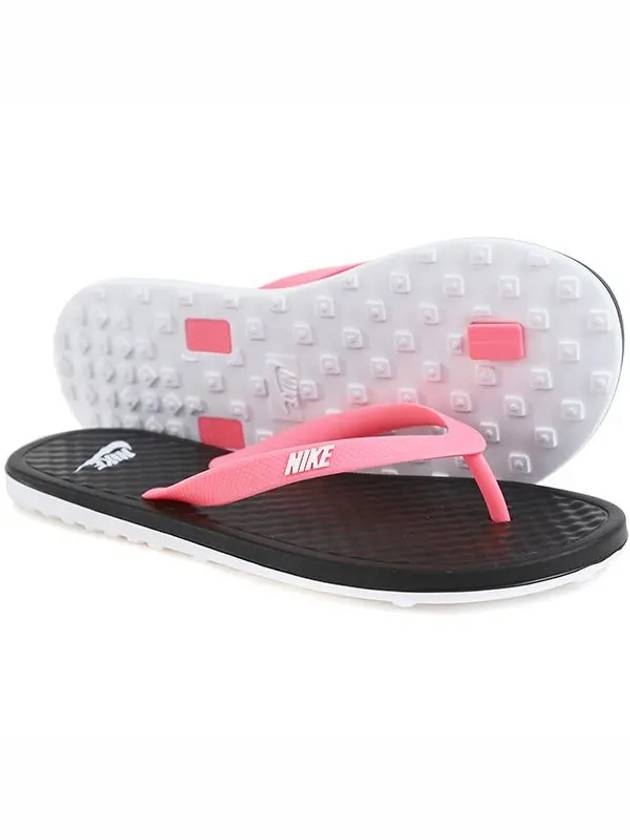 Women's On Deck Flip Flop Black Pink - NIKE - BALAAN 3