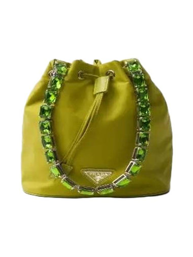 Re-Nylon Mini Bag Fern Green - PRADA - BALAAN 1