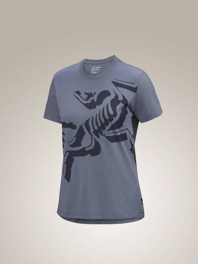 Bird Cotton Short Sleeve T-Shirt Blue - ARC'TERYX - BALAAN 2