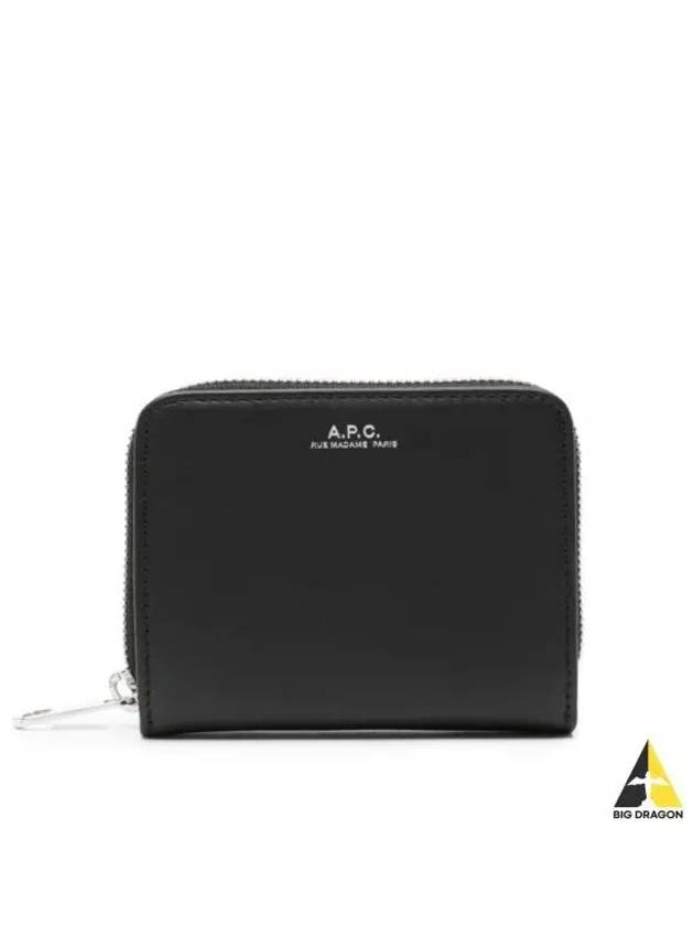 Emmanuelle Compact Half Wallet Black - A.P.C. - BALAAN 2