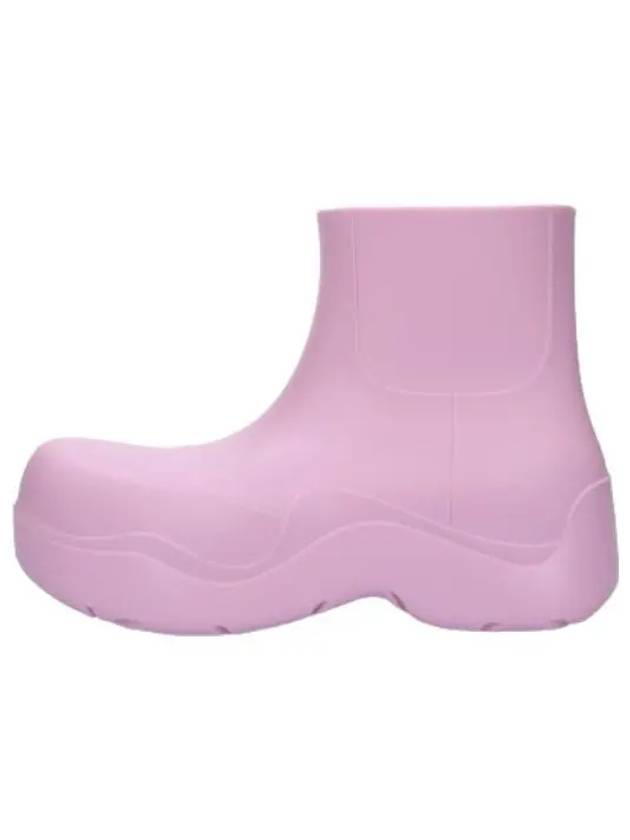 Puddle rubber ankle rain boots pink - BOTTEGA VENETA - BALAAN 1