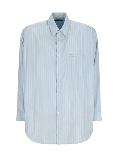 Shirt 642251TPM284773 P24 LIGHT BLUE WHITE - BALENCIAGA - BALAAN 2