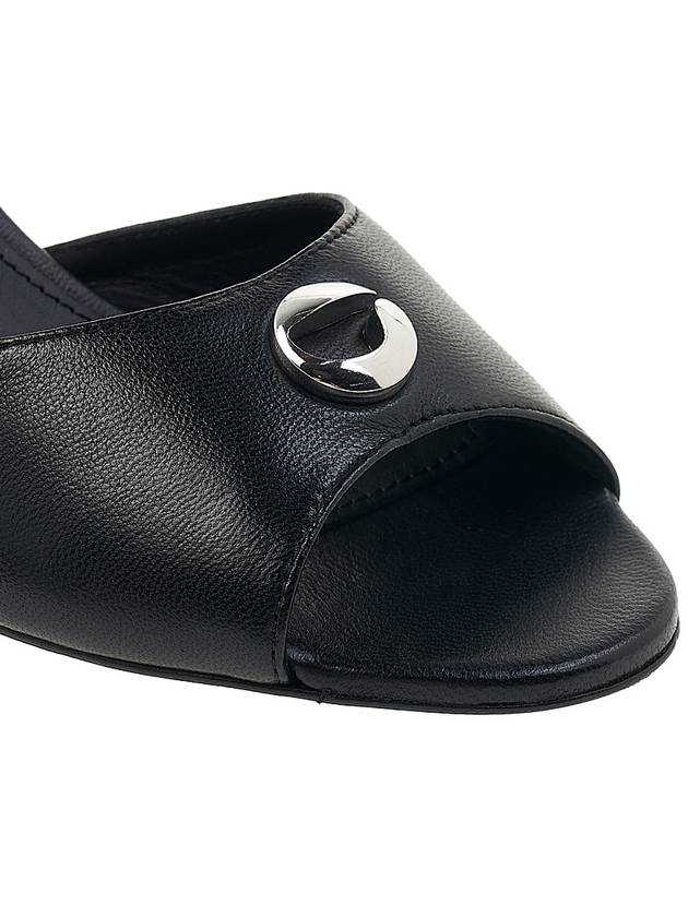 Women s Low Logo Mule Sandals COPSH49477 BLACK - COPERNI - BALAAN 9