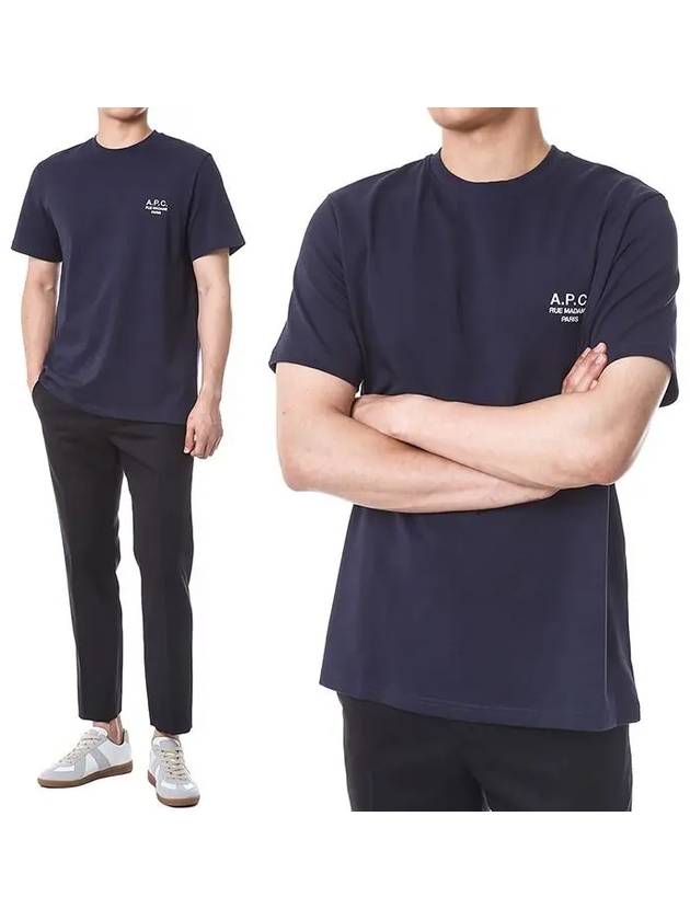 Raymond Short Sleeve T-shirt Navy - A.P.C. - BALAAN 2