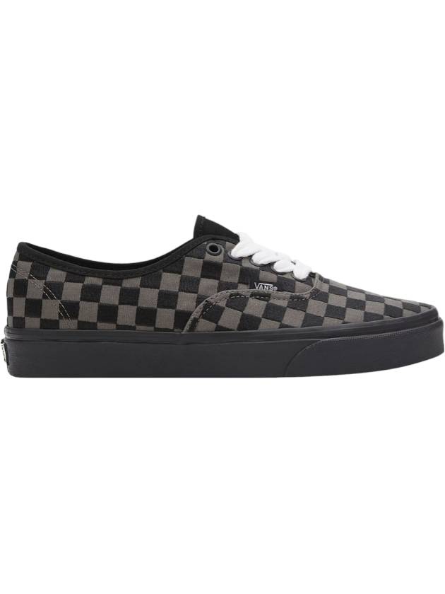 Authentic Checkerboard Low Top Sneakers Black - VANS - BALAAN 1