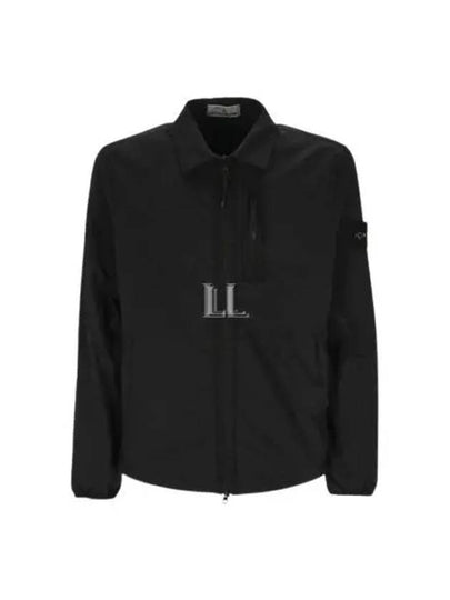 Zip-Up Over Long Sleeve Shirt Black - STONE ISLAND - BALAAN 2