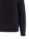 Zip Neck Merino Wool Knit Top Navy - PAUL SMITH - BALAAN 4