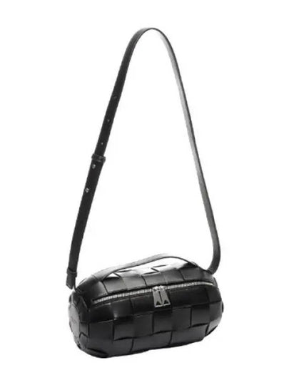 Boombox Small Calfskin Cross Bag Black - BOTTEGA VENETA - BALAAN 2