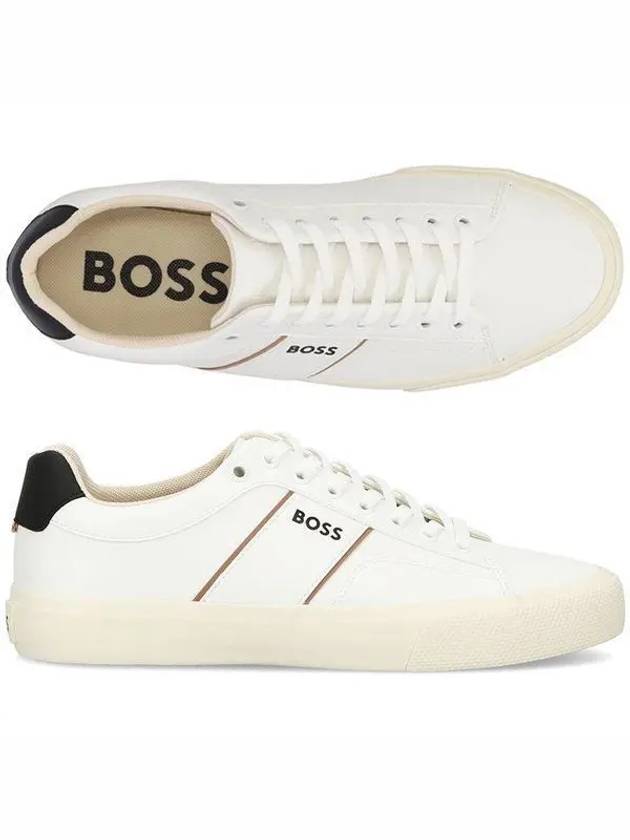 Lace up low top sneakers white - HUGO BOSS - BALAAN 2