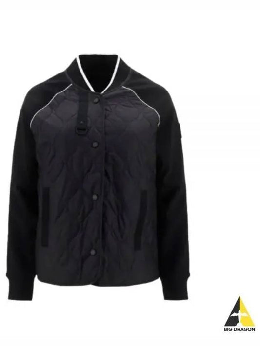 Women's NEWPORT Quilted Jacket Black - MOOSE KNUCKLES - BALAAN 2
