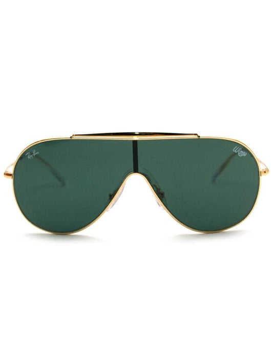 Ray Ban Sunglasses Wings RB3597 9050 71 One Piece Goggle - RAY-BAN - BALAAN 1