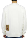 Men's Felpa Chiusa Girocollo Sweatshirt White - TEN C - BALAAN 5