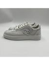 CC Logo Calfskin Low Top Sneakers White - CHANEL - BALAAN 6