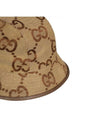 Jumbo GG Canvas Bucket Hat Brown - GUCCI - BALAAN 7