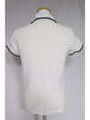 Big logo patch women s collar t shirt white - MONCLER - BALAAN 6