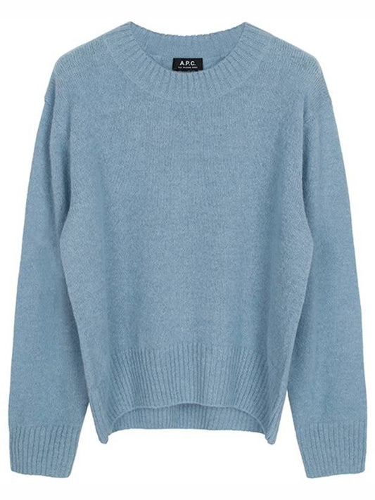 Allison Alpaca Wool Knit Top Blue - A.P.C. - BALAAN 2