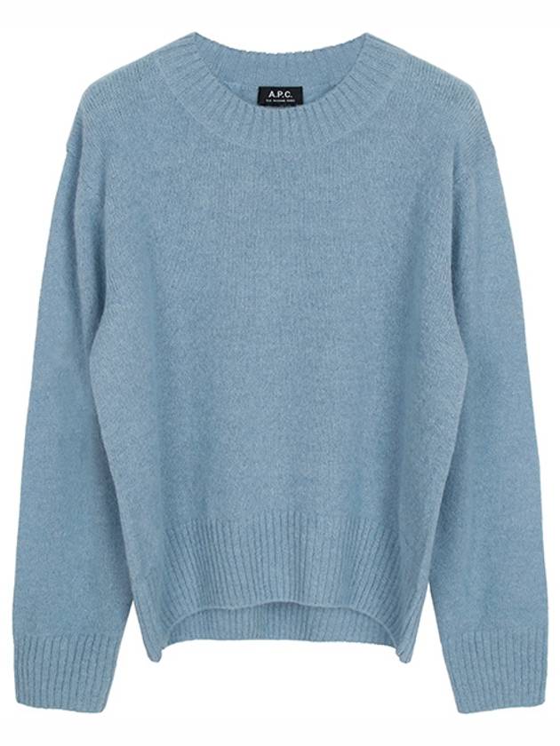 Allison Alpaca Wool Knit Top Blue - A.P.C. - BALAAN 2