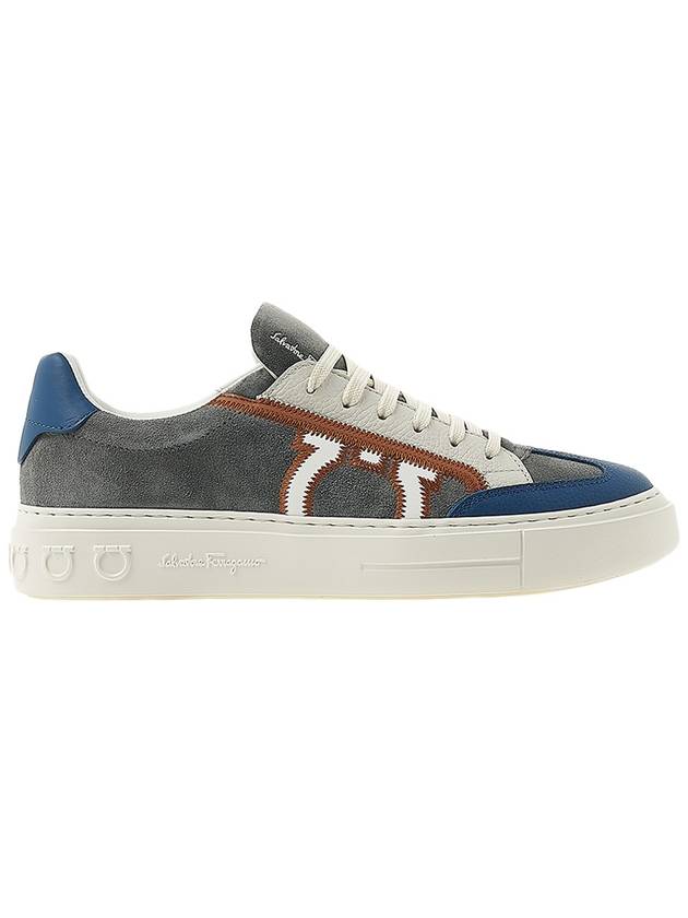 Gancini logo patch sneakers BORG5 MEDITERRANEO 0757670 - SALVATORE FERRAGAMO - BALAAN 2