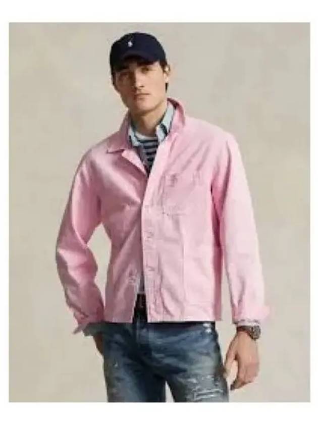 30 points twill utility jacket pink - POLO RALPH LAUREN - BALAAN 2