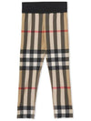 Kids Women s Vintage Check Leggings 8041035 - BURBERRY - BALAAN 2