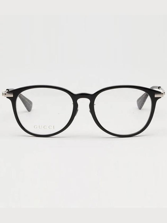 Eyewear round horn rimmed glasses black - GUCCI - BALAAN 2