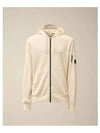 Light Fleece Zip Up Hoodie Beige - CP COMPANY - BALAAN 2