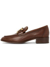 Logo Detail Loafers Brown - TOD'S - BALAAN 5